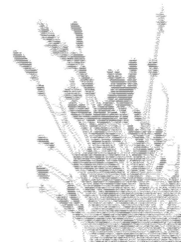 ASCII study for the garden emotional atlas